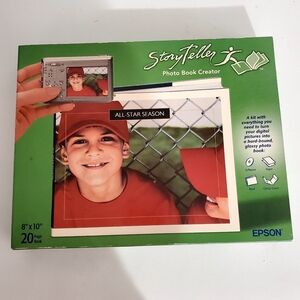 Epson StoryTeller Photo Book Creator Kit 8"x10" Photo Album Scrapbook